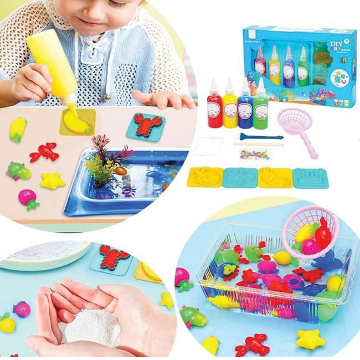 Set magic pentru creații de jucării cu apa pentru copii